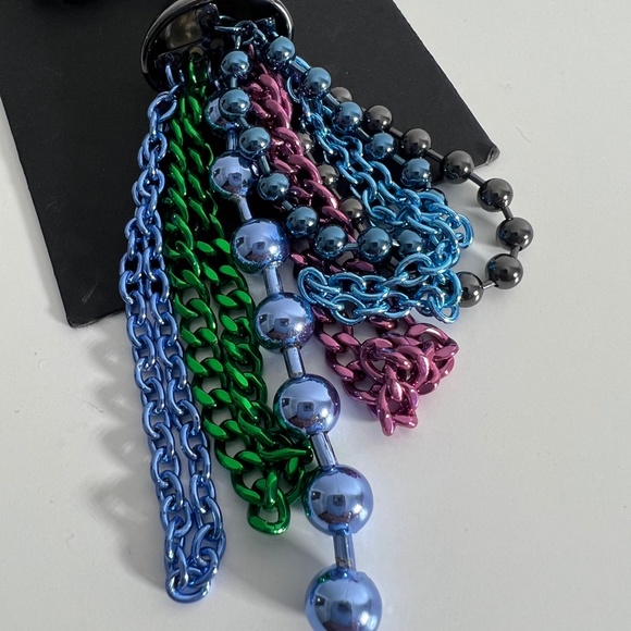 Lola & Grace Swarovski Marci Gras Bag Charm - Picture 5 of 11